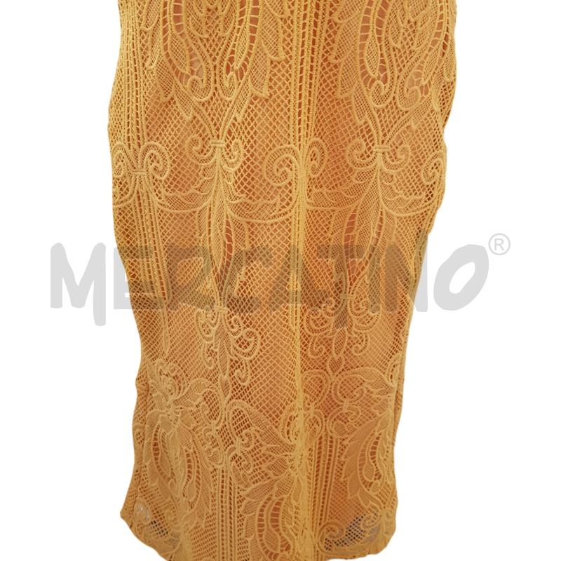 VESTITO D LUCY WANG SENAPE PIZZO  | Mercatino dell'Usato Civitavecchia 3