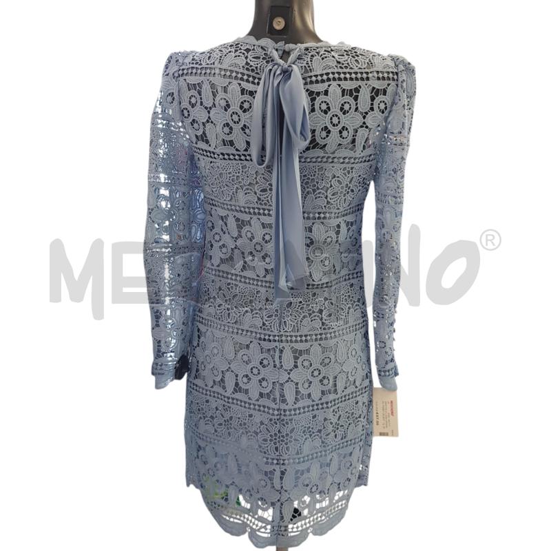 VESTITO D LUISA SPAGNOLI PIZZO CELESTE POLVERE DOPPIATO | Mercatino dell'Usato Civitavecchia 4