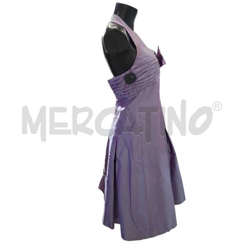 VESTITO D LUISA SPAGNOLI SETA GLICINE  | Mercatino dell'Usato Civitavecchia 2