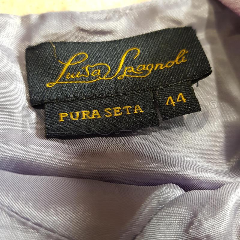 VESTITO D LUISA SPAGNOLI SETA GLICINE  | Mercatino dell'Usato Civitavecchia 5