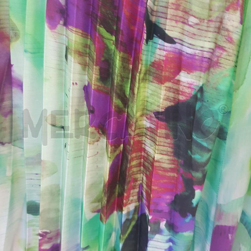 VESTITO D MANILA CRACE VERDE VIOLA ASTRATTO PLICET | Mercatino dell'Usato Civitavecchia 5