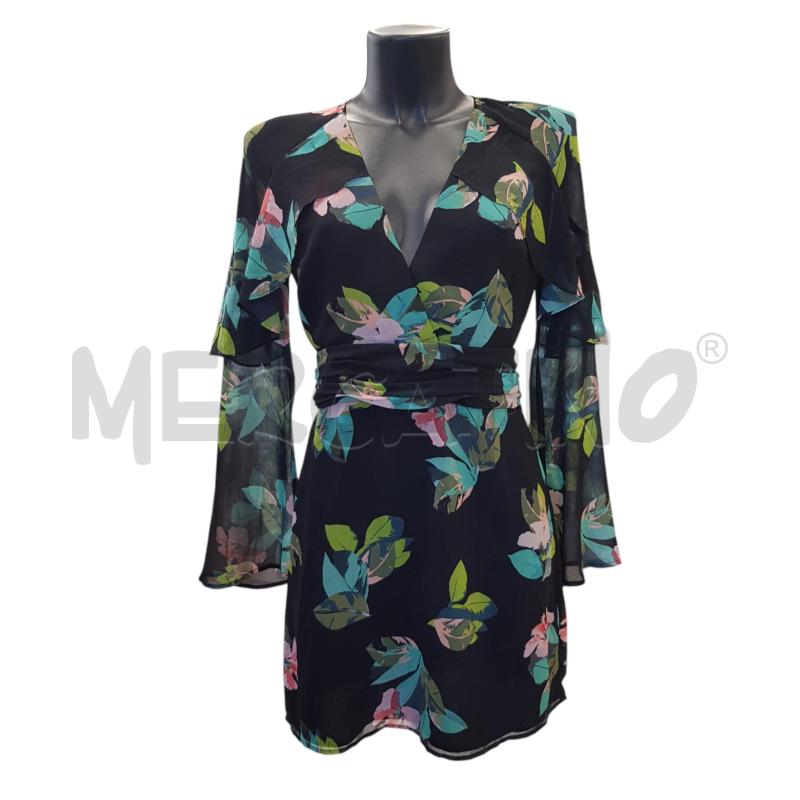 VESTITO D MARCIANO NERO FLOREALE  | Mercatino dell'Usato Civitavecchia 1