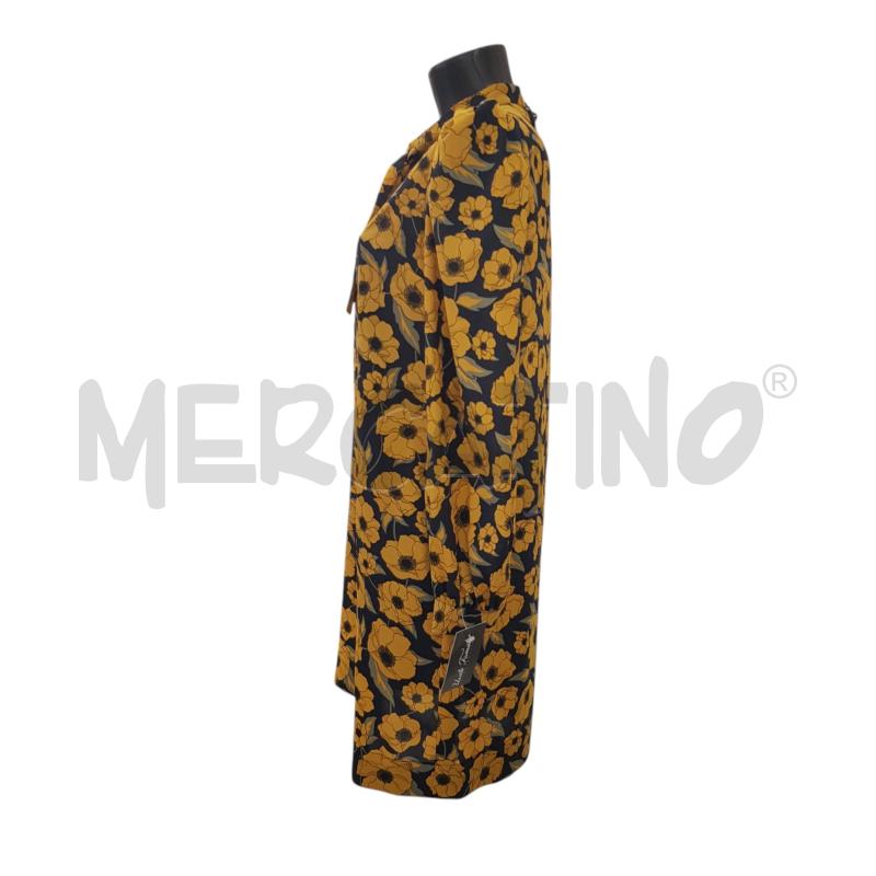 VESTITO D MY TWIN SET BLU FIORTATO OCRA ML | Mercatino dell'Usato Civitavecchia 3