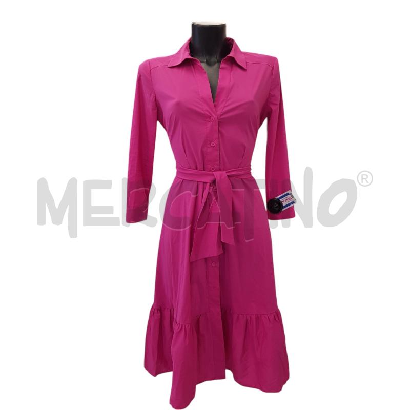 VESTITO D OLTRE COT FUXIA | Mercatino dell'Usato Civitavecchia 1