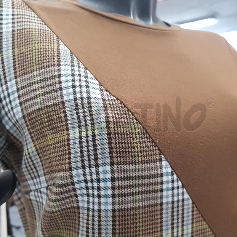 VESTITO D PATRIZIA PEPE CHECK MARRONE | Mercatino dell'Usato Civitavecchia 5