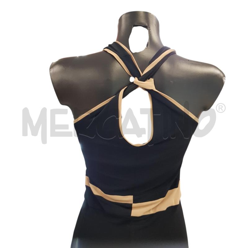 VESTITO D PENNYBLACK NERO BEIGE INTRECCIO  | Mercatino dell'Usato Civitavecchia 2