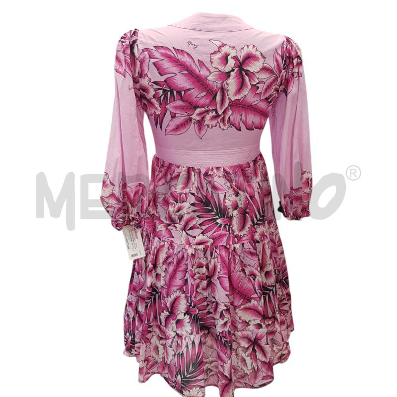 VESTITO D PINKO COT FUXIA STAMPA FIORAT | Mercatino dell'Usato Civitavecchia 4