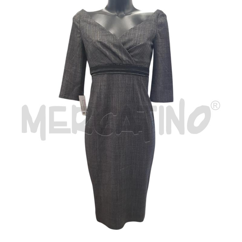 VESTITO D PINKO FIAMMATO NERO SCOLLO V | Mercatino dell'Usato Civitavecchia 1