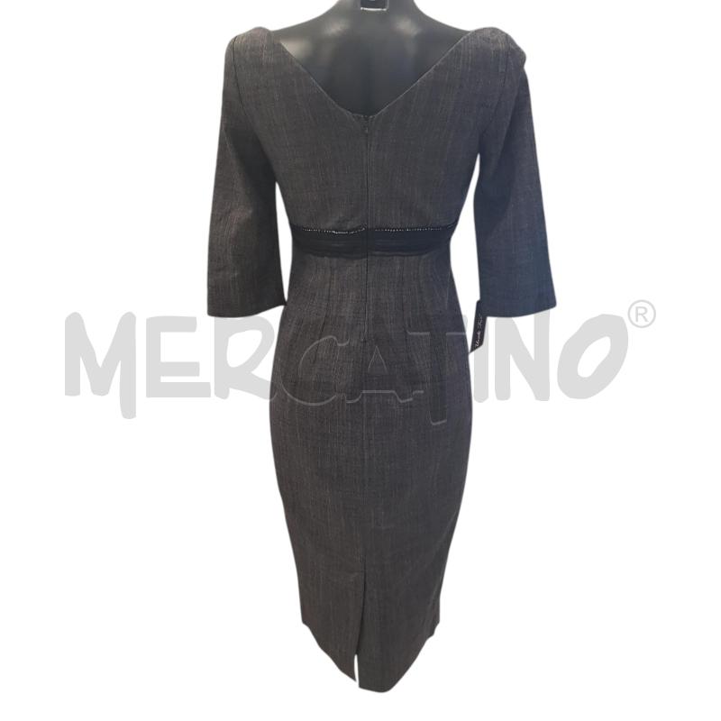VESTITO D PINKO FIAMMATO NERO SCOLLO V | Mercatino dell'Usato Civitavecchia 3