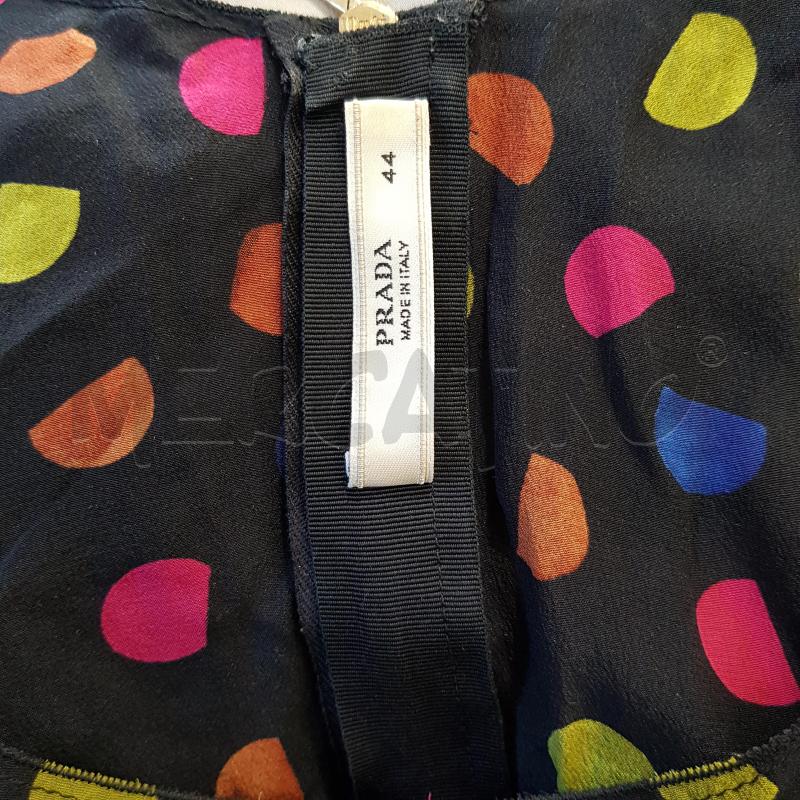 VESTITO D PRADA NERO POIS MULTI COL | Mercatino dell'Usato Civitavecchia 4