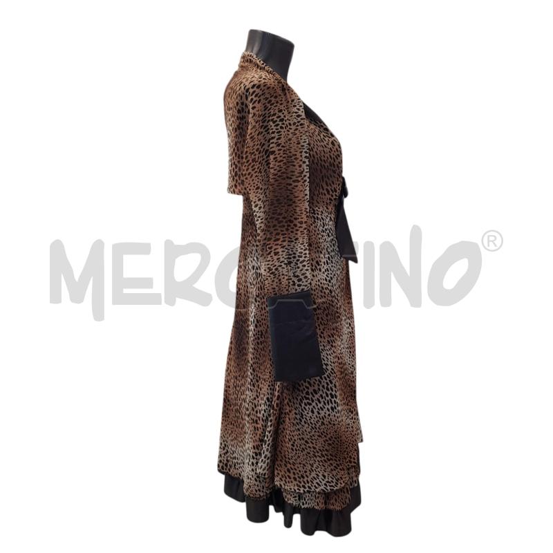 VESTITO D SANDRO FERRONNE MACULATO DETT NERI+COPRI SPALLE | Mercatino dell'Usato Civitavecchia 2