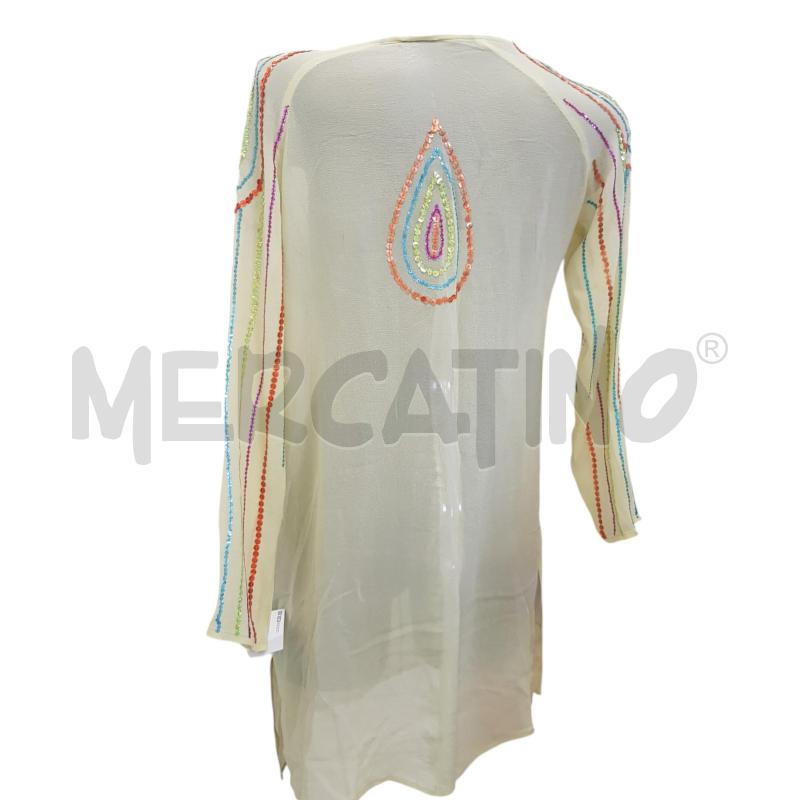 VESTITO D SETA VERDE ACIDO NIMBU BRILLANTINI COLORATI  | Mercatino dell'Usato Civitavecchia 3