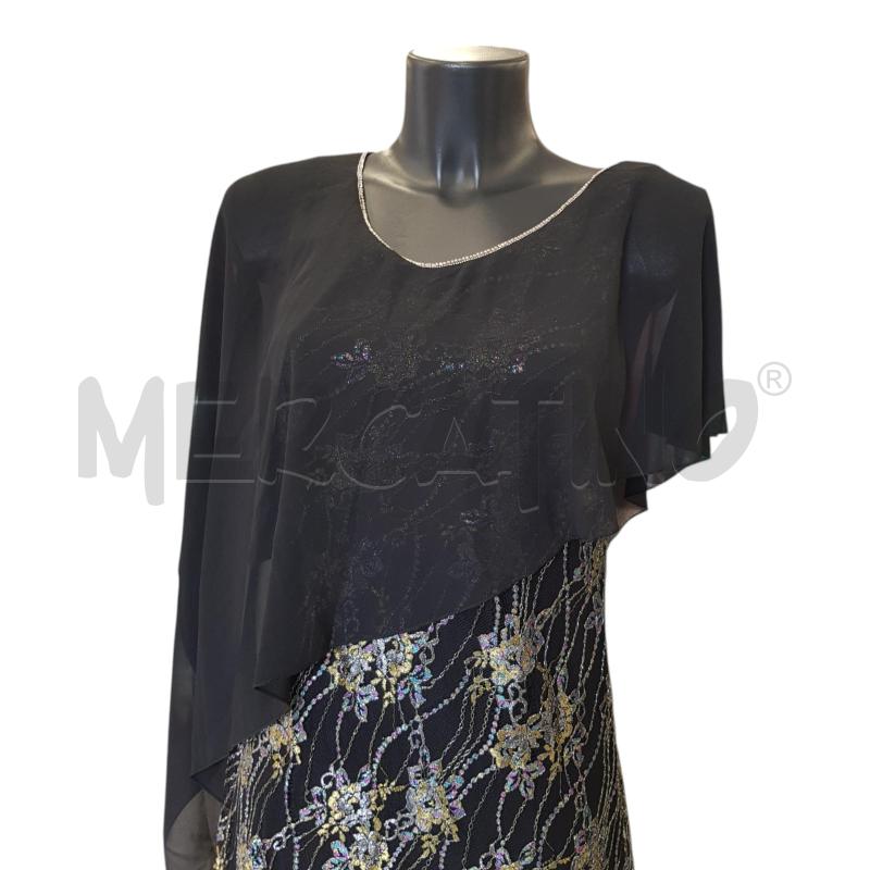 VESTITO D VIA VENETO CIAMBELLA NERO FILI LUREX | Mercatino dell'Usato Civitavecchia 2