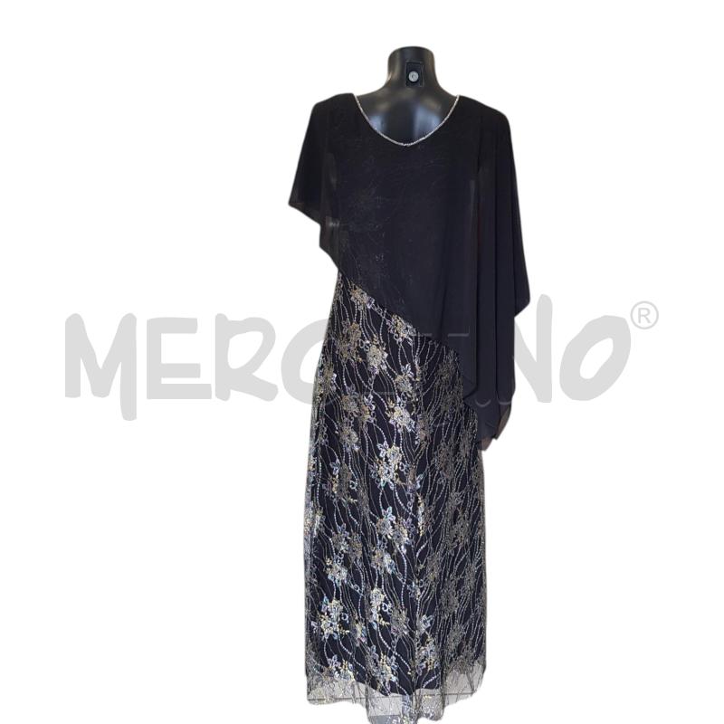 VESTITO D VIA VENETO CIAMBELLA NERO FILI LUREX | Mercatino dell'Usato Civitavecchia 3