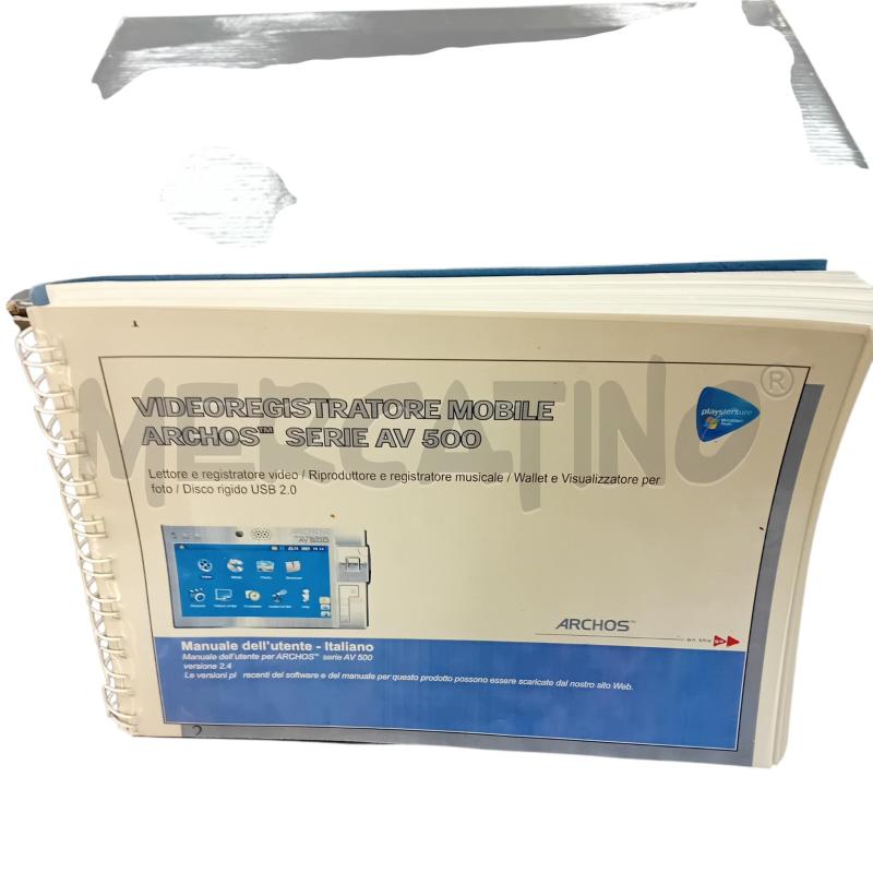VIDEOREGISTRATORE ARCHOS SERIE AV 500 FUNZIONANTE + ACCESSORI | Mercatino dell'Usato Civitavecchia 5