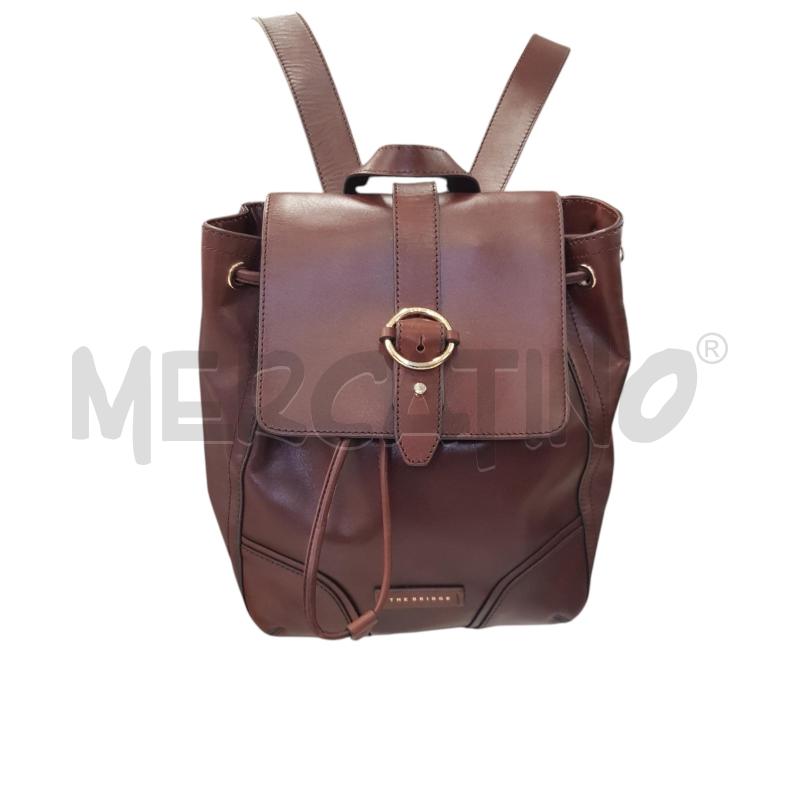 ZAINO D THE BRIDGE PELLE MARRONE | Mercatino dell'Usato Civitavecchia 1