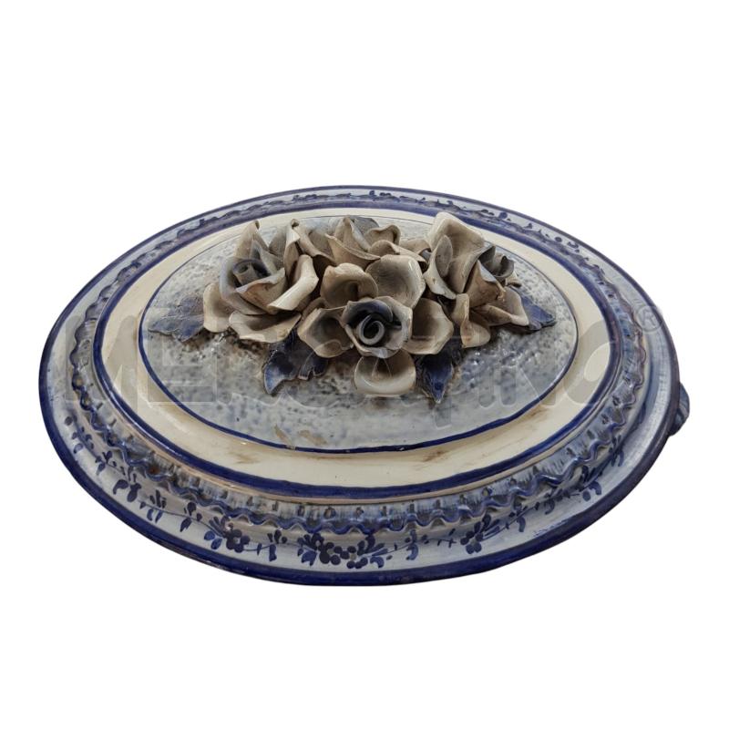 ZUPPIERA CERAMICA ARTISTICA BLU/BIANCA | Mercatino dell'Usato Civitavecchia 4