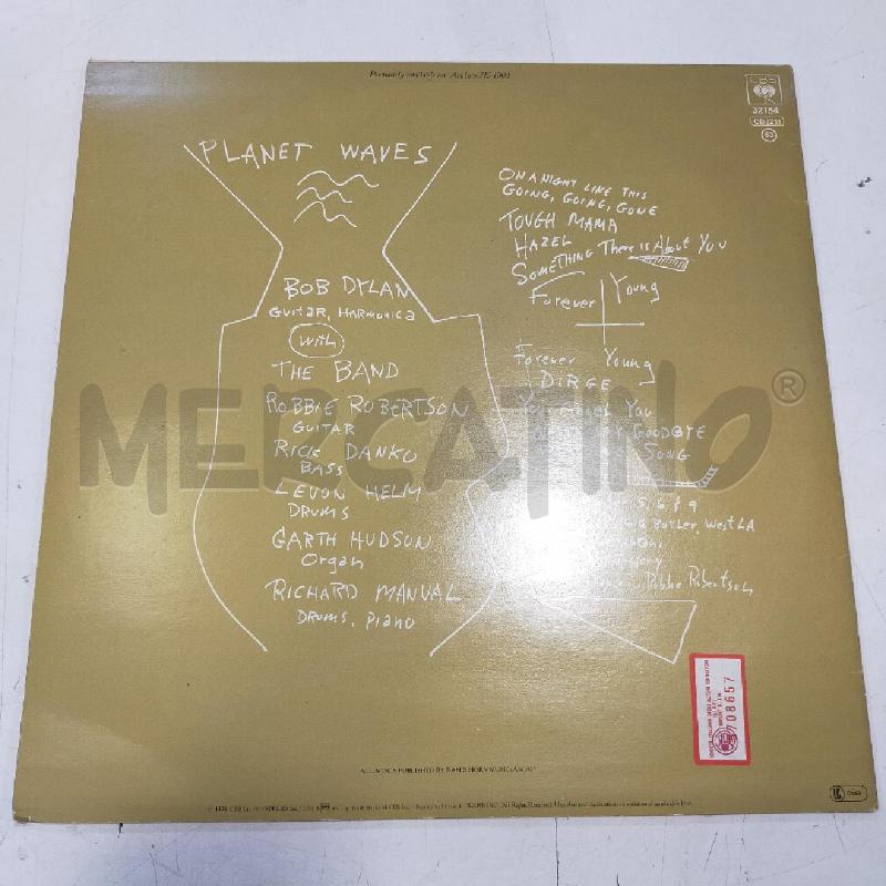 33 GIRI BOB DYLAN PLANET WAVES | Mercatino dell'Usato Roma rebibbia 2