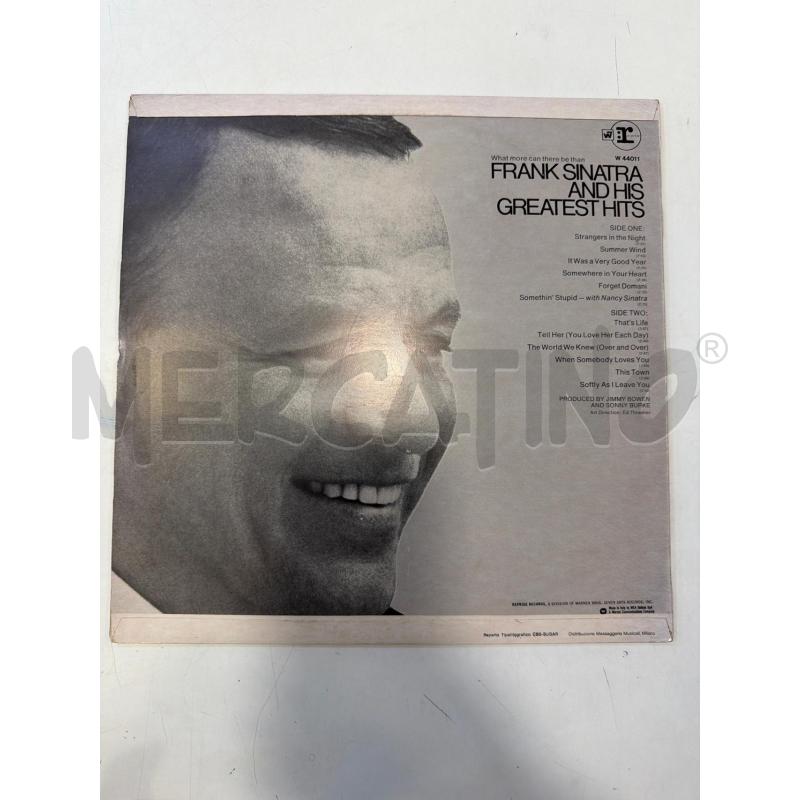 33 GIRI FRANK SINATRA'S GREATEST HITS | Mercatino dell'Usato Roma rebibbia 2