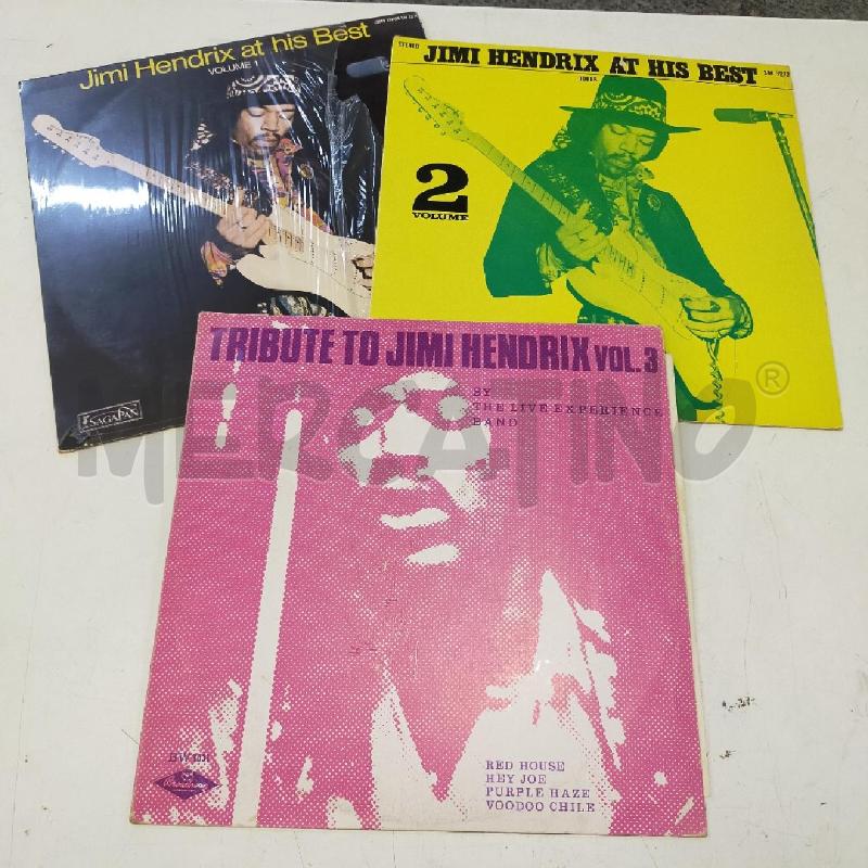 33 GIRI JIMI HENDRIX AT HIS BEST 3LP | Mercatino dell'Usato Roma rebibbia 1