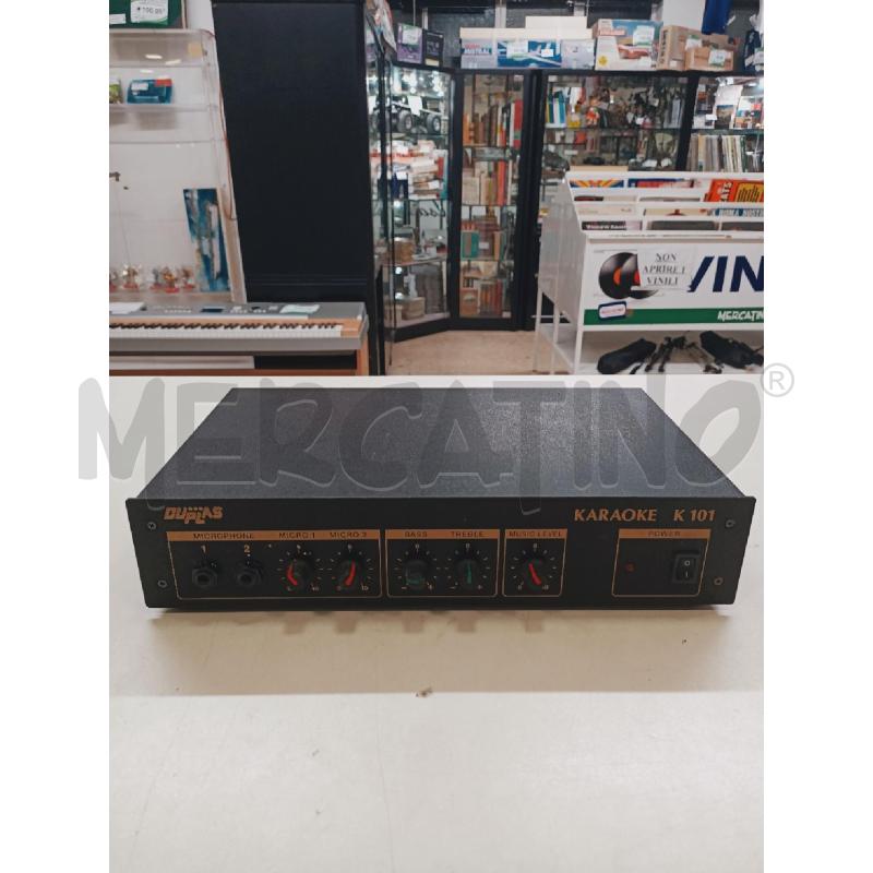 AMPLIFICATORE KARAOKE K 101 DUPLAS | Mercatino dell'Usato Roma rebibbia 1