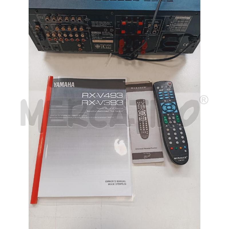 AMPLI YAMAHA RXV493RDS + TEL ISTR | Mercatino dell'Usato Roma rebibbia 3