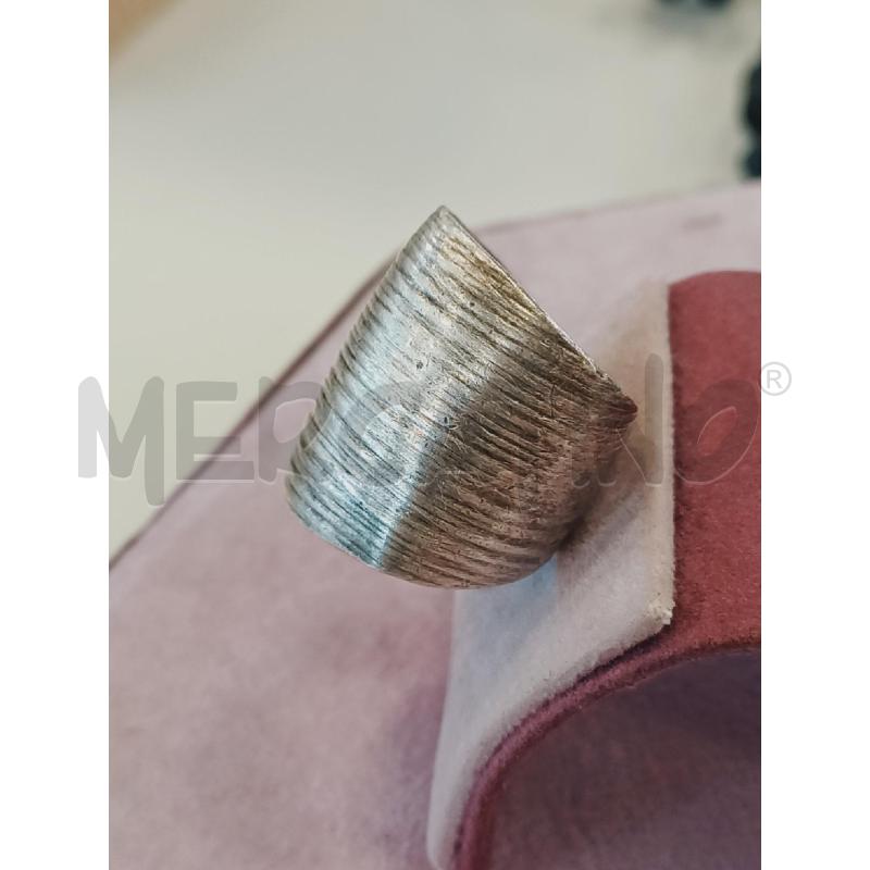 ANELLO ARG FASCIA UNICA RIGHETTE | Mercatino dell'Usato Roma rebibbia 3