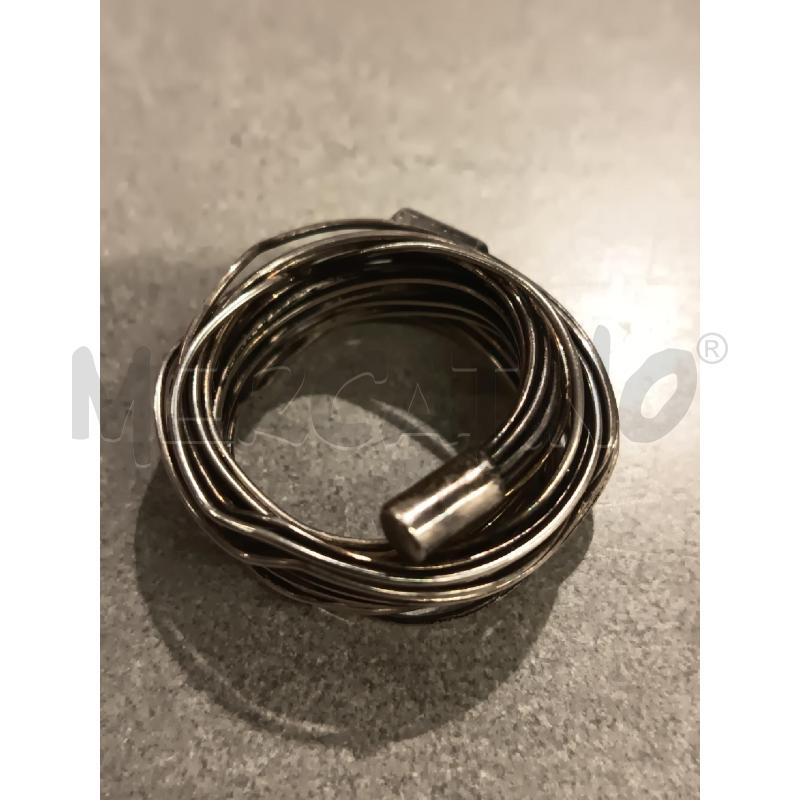 ANELLO ARG FILI INTRECCIATI ONDULATI | Mercatino dell'Usato Roma rebibbia 3