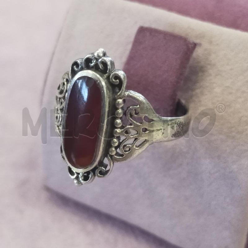 ANELLO ARG TRAFORATO CENTRALE PIETRA MAR | Mercatino dell'Usato Roma rebibbia 2