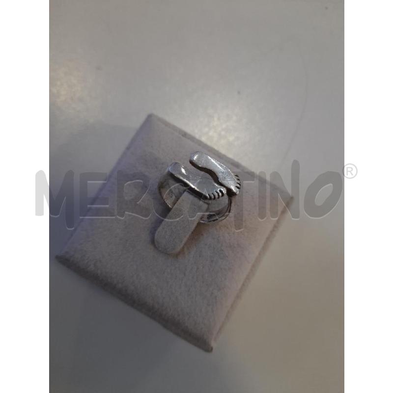 ANELLO DONNA ARG PIEDINI | Mercatino dell'Usato Roma rebibbia 1