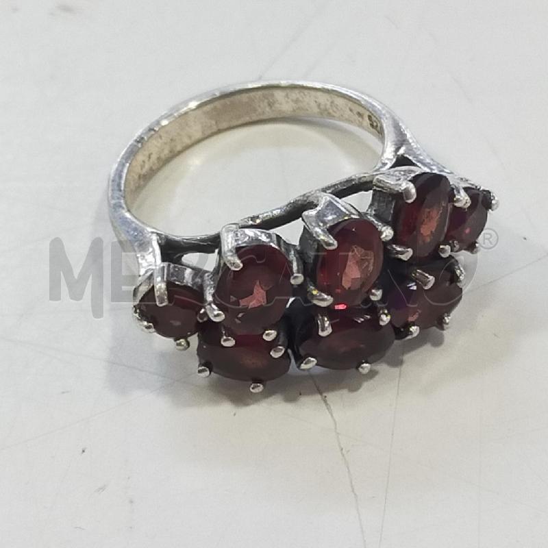 ANELLO DONNA ARG PIETRA MARRONE | Mercatino dell'Usato Roma rebibbia 1