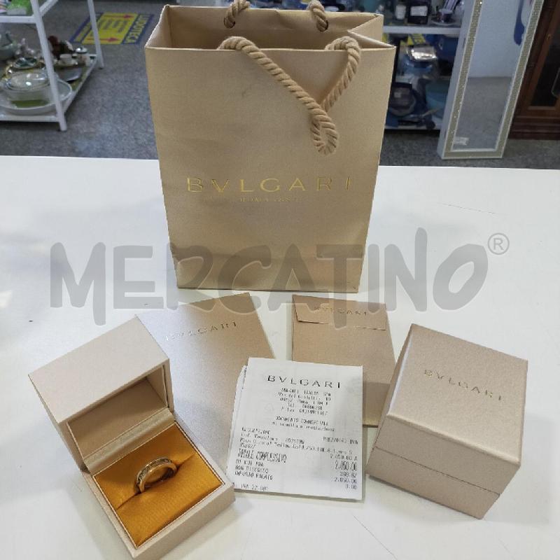 ANELLO DONNA BULGARI B.ZERO1 ORO GIALLO | Mercatino dell'Usato Roma rebibbia 1