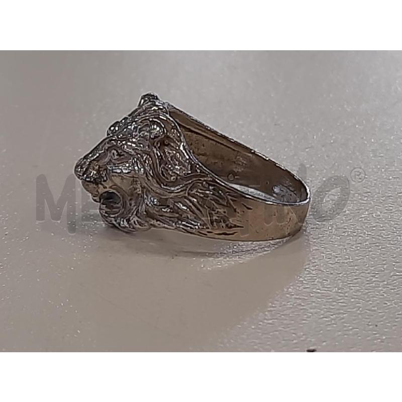 ANELLO UOMO ARG LEONE  | Mercatino dell'Usato Roma rebibbia 2