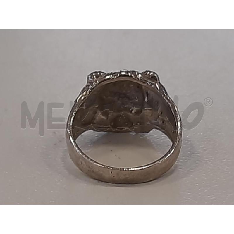 ANELLO UOMO ARG LEONE  | Mercatino dell'Usato Roma rebibbia 3