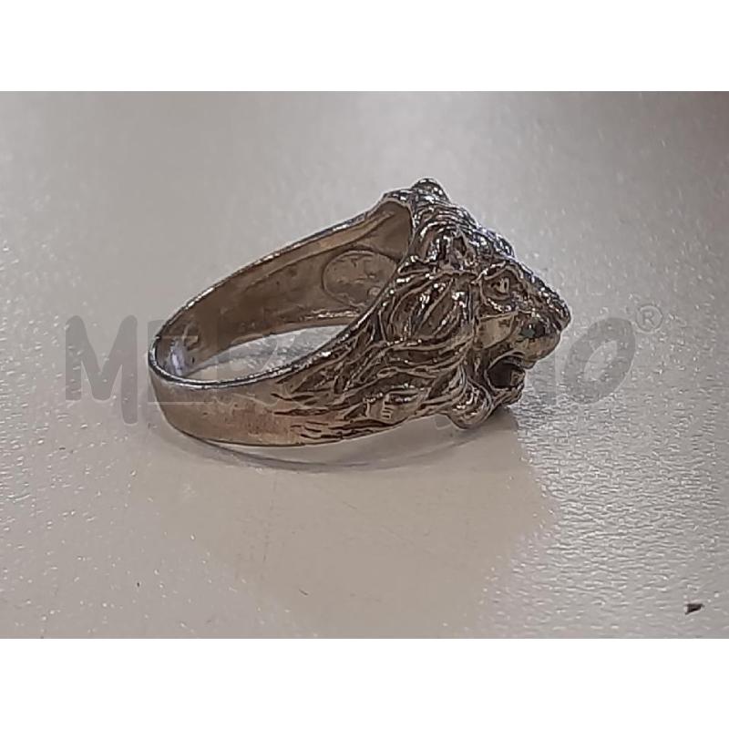 ANELLO UOMO ARG LEONE  | Mercatino dell'Usato Roma rebibbia 4