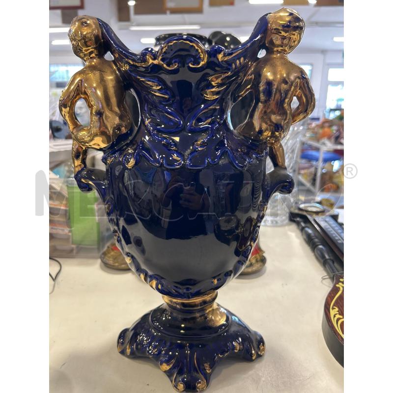ANFORA CERAM BLU PUTTI DOR | Mercatino dell'Usato Roma rebibbia 2