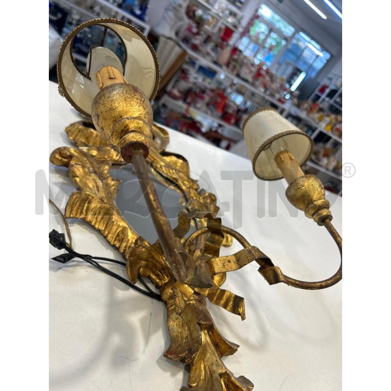 APPLIQUE LEGNO DORATA C SPECCHIO 2L | Mercatino dell'Usato Roma rebibbia 2