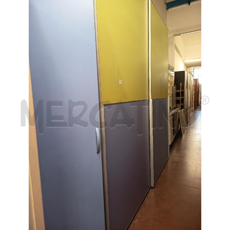 ARMADIO 2A SCOREV + 1A BAT VERDE/CELESTE  | Mercatino dell'Usato Roma rebibbia 1