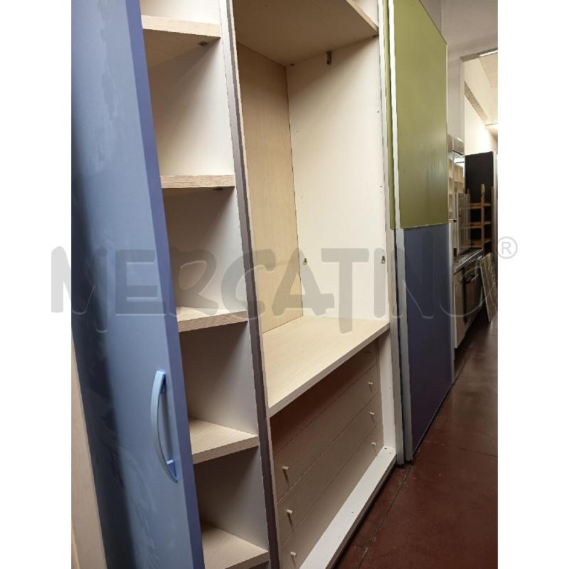 ARMADIO 2A SCOREV + 1A BAT VERDE/CELESTE  | Mercatino dell'Usato Roma rebibbia 2