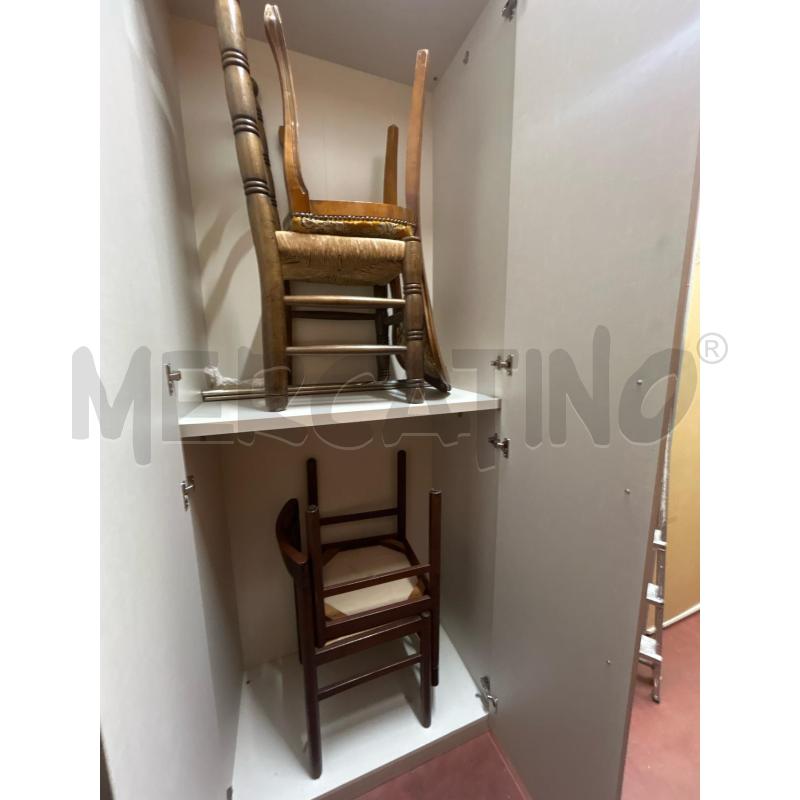ARMADIO GRIGIO 2/A 2/A SPECCHIO | Mercatino dell'Usato Roma rebibbia 3