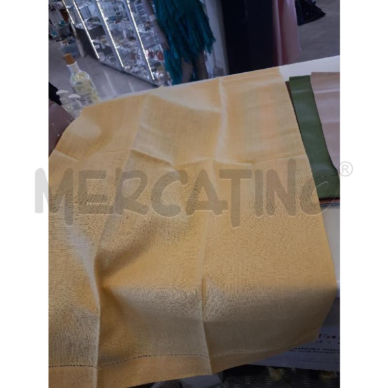 ASCIUGAMANINI LINO VARI COLORI 6PZ | Mercatino dell'Usato Roma rebibbia 3