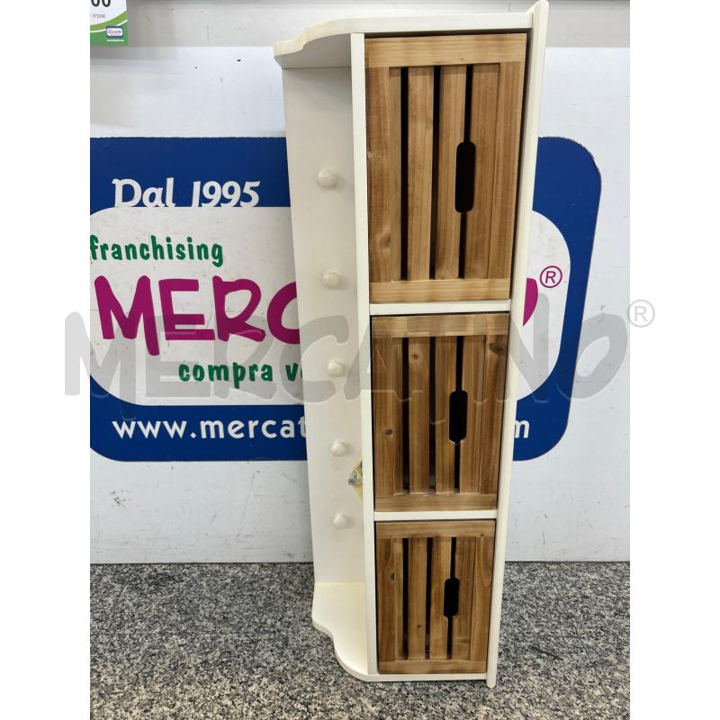 ATTACCA PANNI DA MURO LEGNO BIANCO 3C | Mercatino dell'Usato Roma rebibbia 1