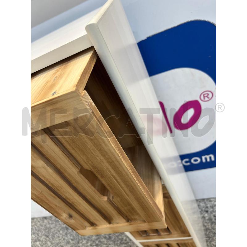 ATTACCA PANNI DA MURO LEGNO BIANCO 3C | Mercatino dell'Usato Roma rebibbia 3