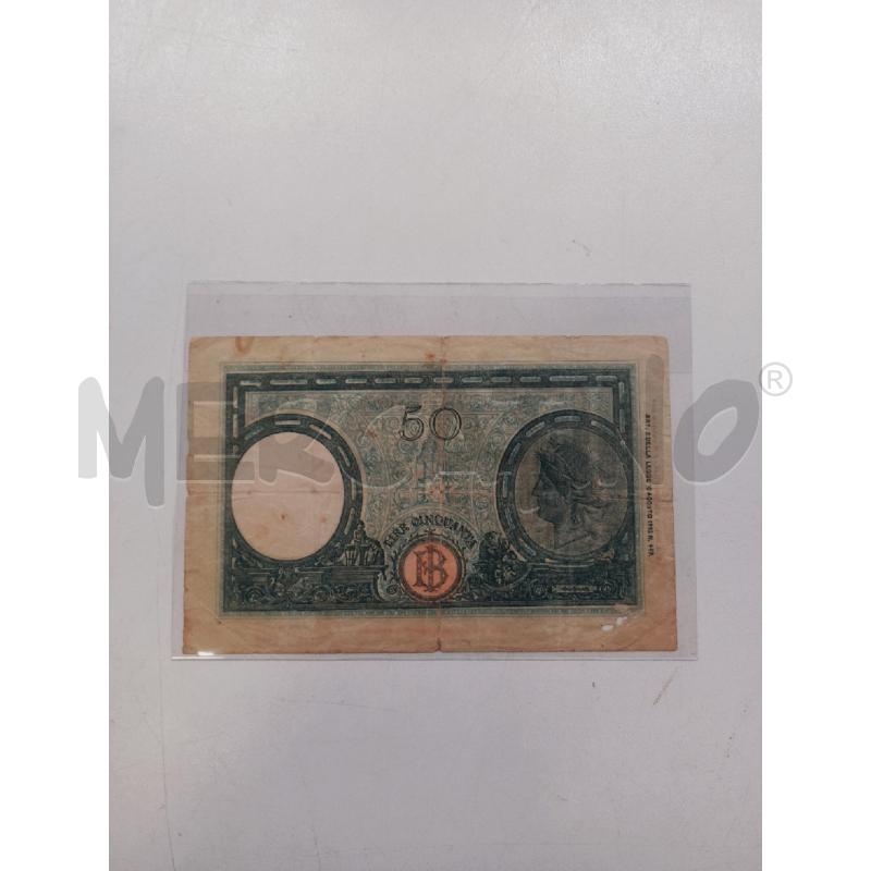 BANCONOTA 50 LIRE 1944 | Mercatino dell'Usato Roma rebibbia 2