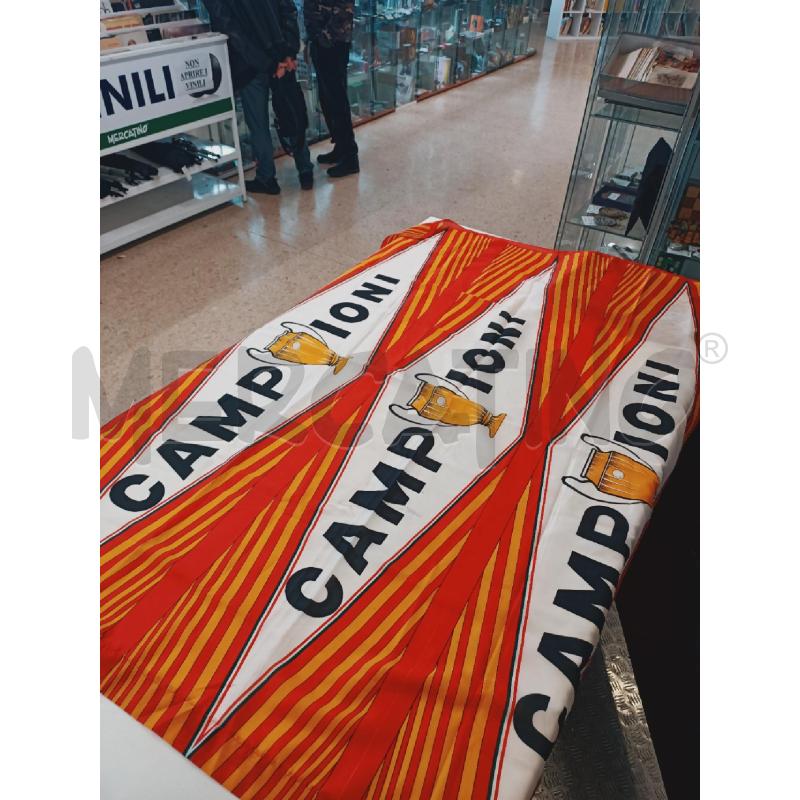 BANDIERA ROMA CAMPIONI COPPA | Mercatino dell'Usato Roma rebibbia 1