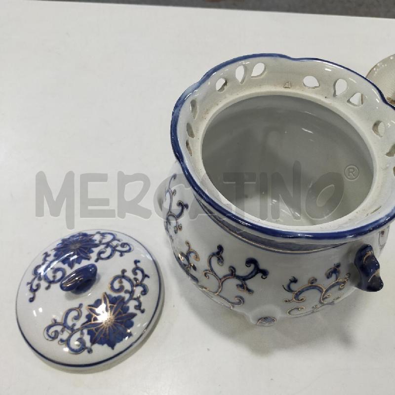 BARATTOLO CERAM VENETIAN LAGON DIS BLU DOR | Mercatino dell'Usato Roma rebibbia 3