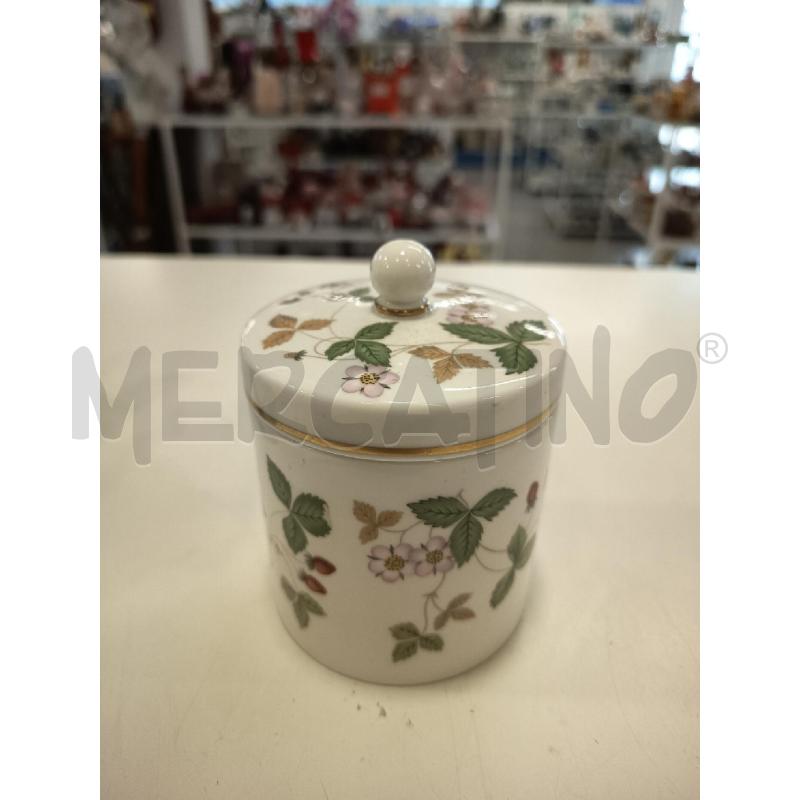 BARATTOLO CERAM WEDGWOOD FIORI ROSA | Mercatino dell'Usato Roma rebibbia 1