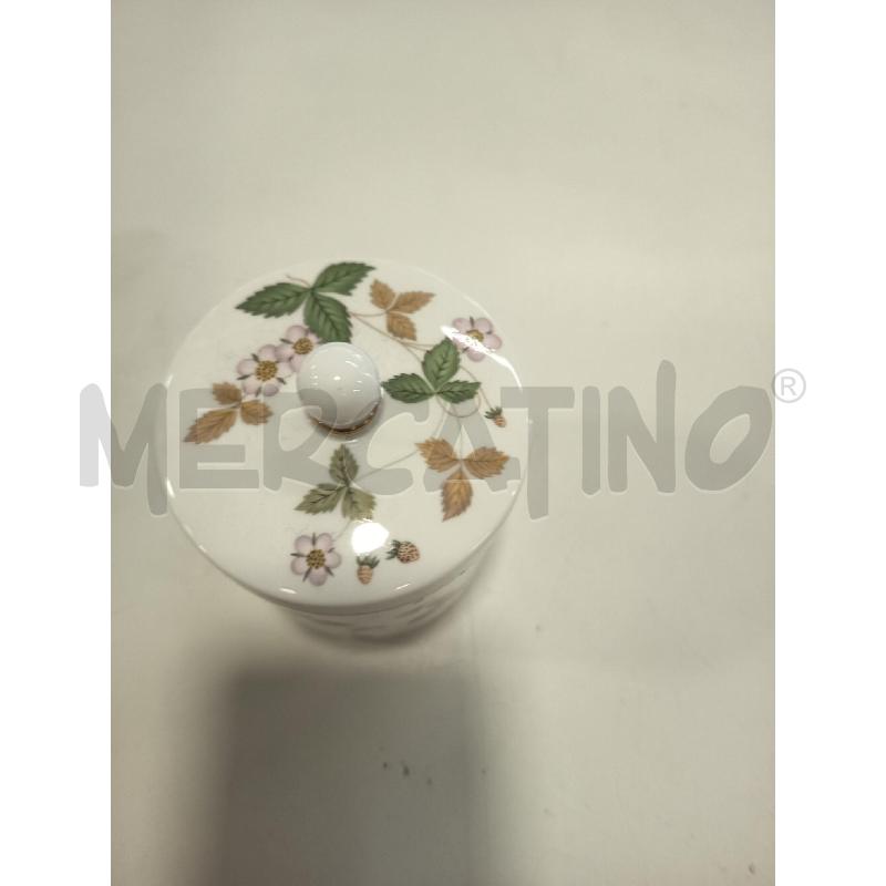 BARATTOLO CERAM WEDGWOOD FIORI ROSA | Mercatino dell'Usato Roma rebibbia 2