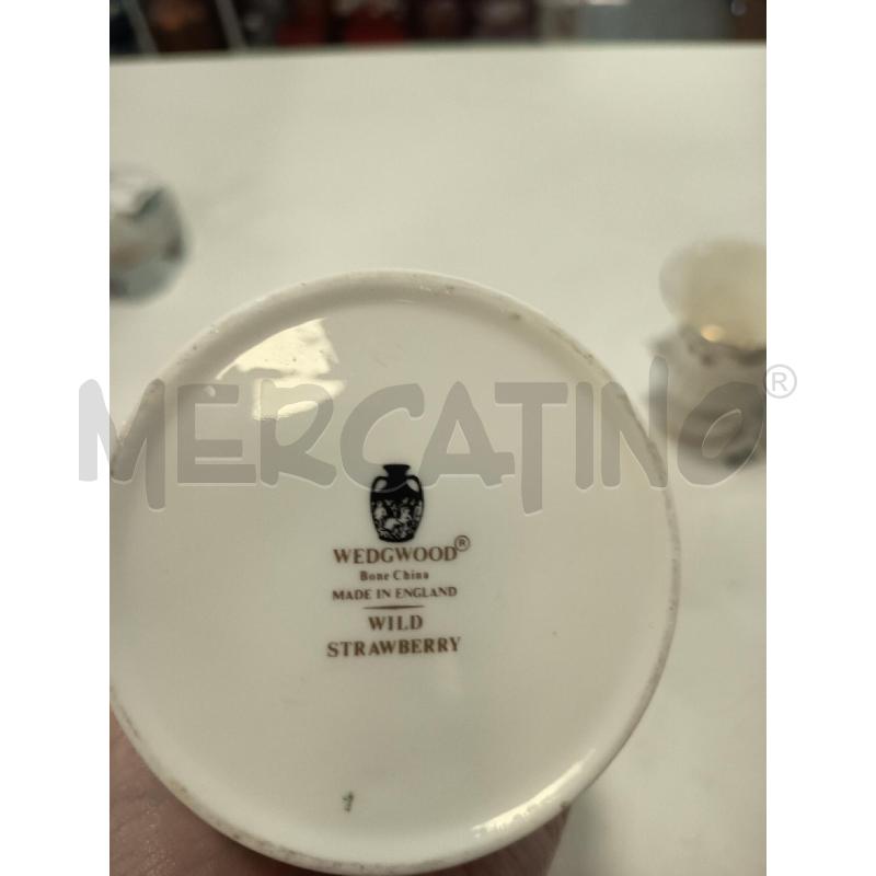 BARATTOLO CERAM WEDGWOOD FIORI ROSA | Mercatino dell'Usato Roma rebibbia 3
