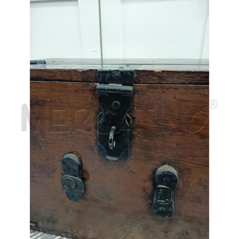 BAULETTO LEGNO SCURO DOPPIA APERTURA | Mercatino dell'Usato Roma rebibbia 2